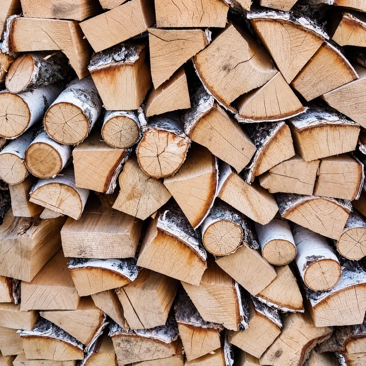 Birch firewood