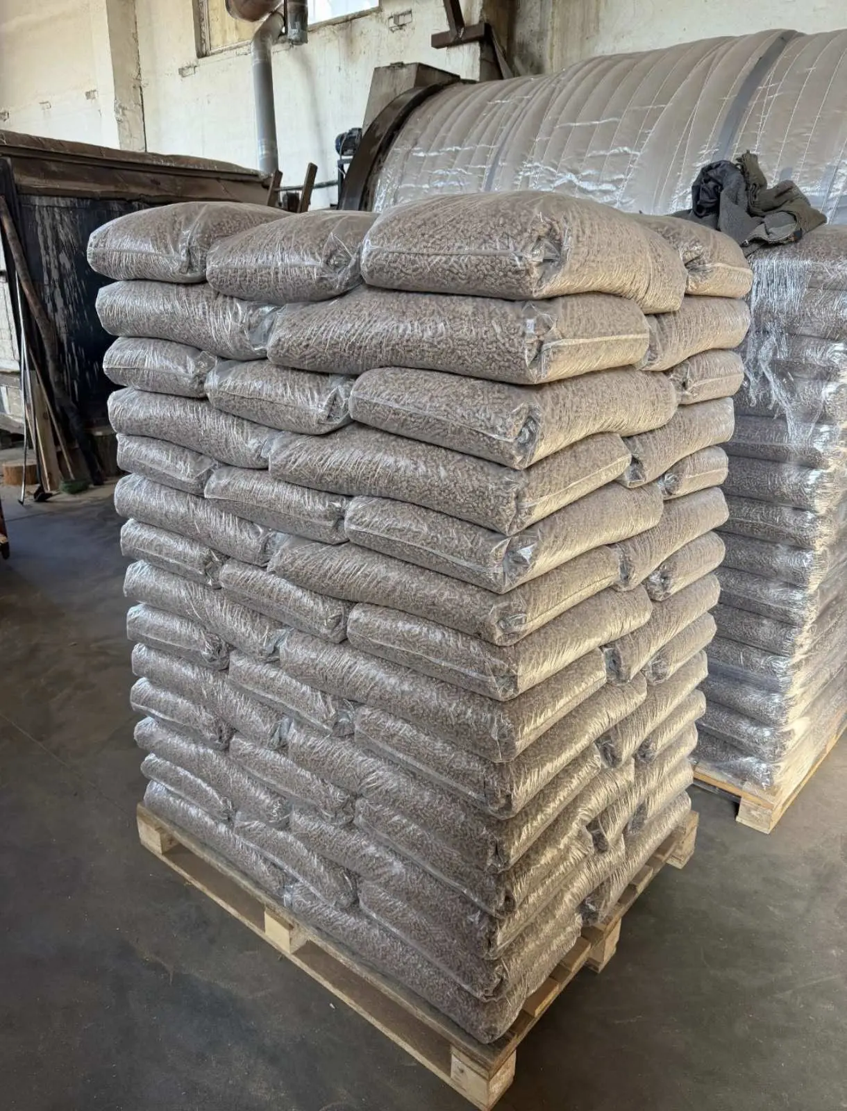 Bagged pellets